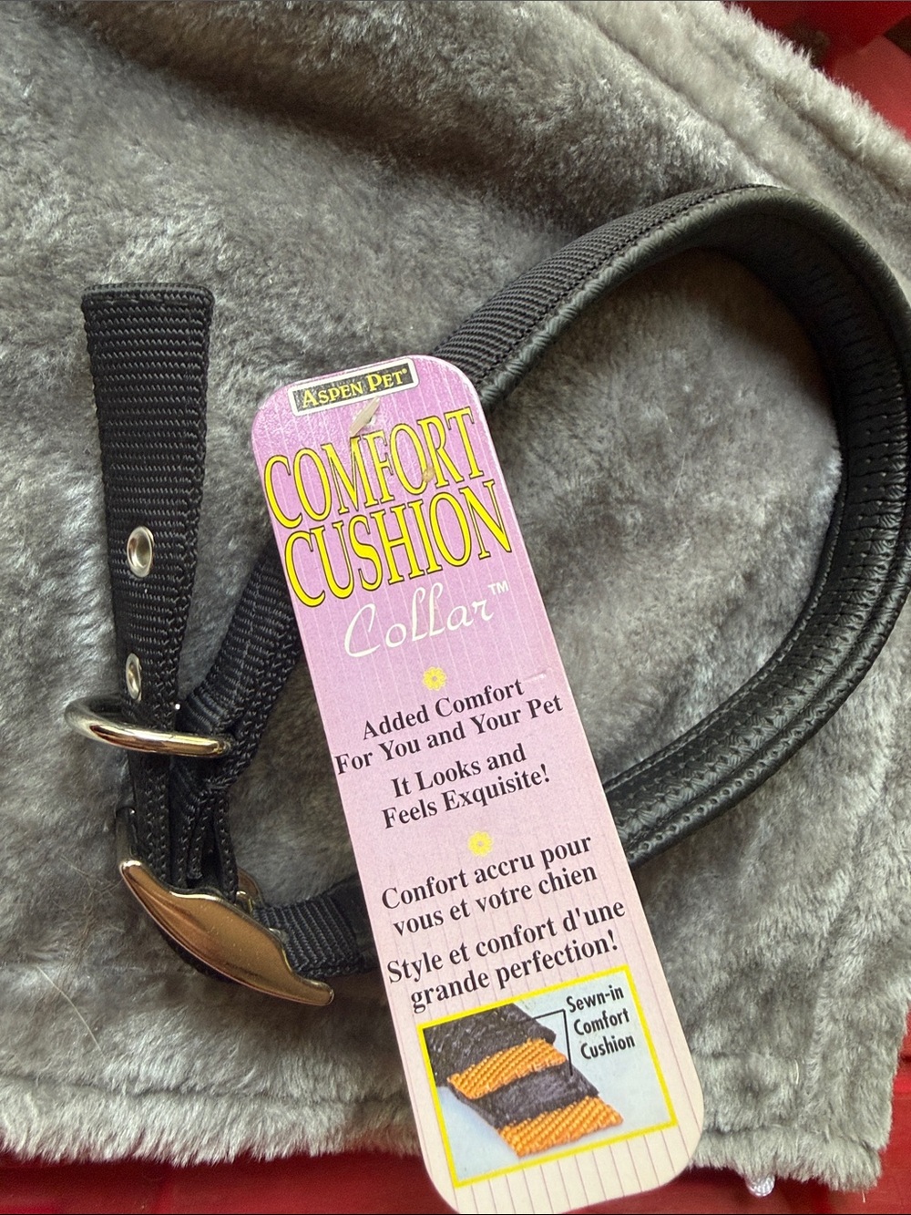 Comfort Cushion Dog Collar - Black
